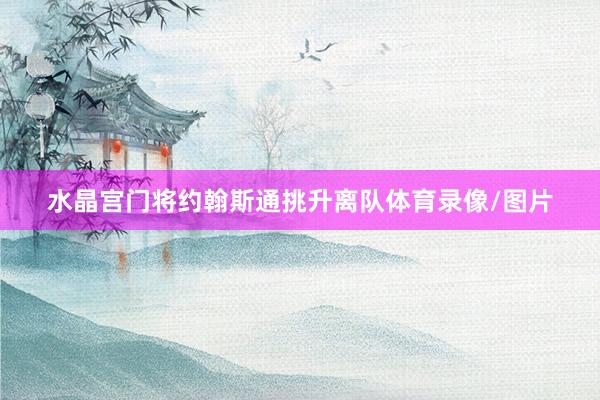 水晶宫门将约翰斯通挑升离队体育录像/图片