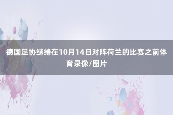 德国足协缱绻在10月14日对阵荷兰的比赛之前体育录像/图片